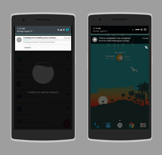 Substratum Theme Applies