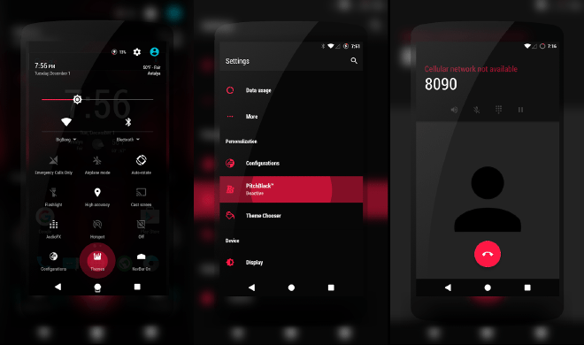 PitchBlack CM13 Theme