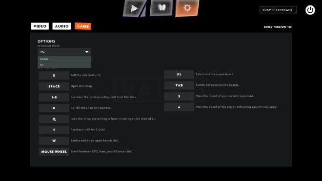 Dota Underlord Settings