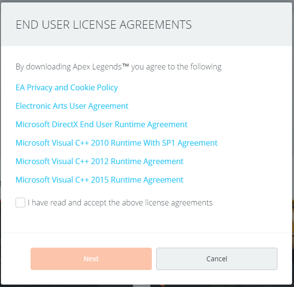 Origin Launcher Apex Legends Installation 3