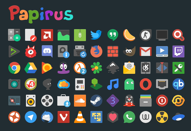 papirus icons