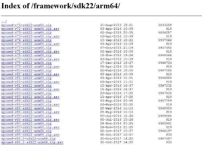 Xposed Framework Version