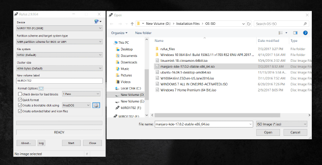 Live Bootable USB Manjaro Linux